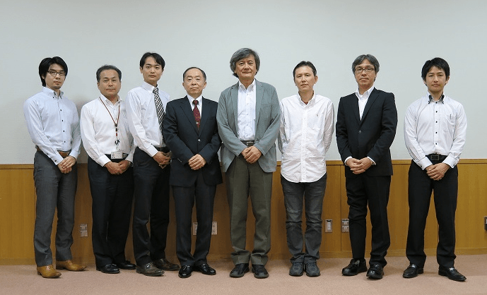 Personnel of Utsunomiya University and Yokohama National University interviewed